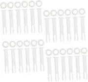 24Pcs Pool Pin Fittings Durable Plastic Connectors for Above Ground Pools Easy of Damaged Pins Prevents and Keeps Frame Secure