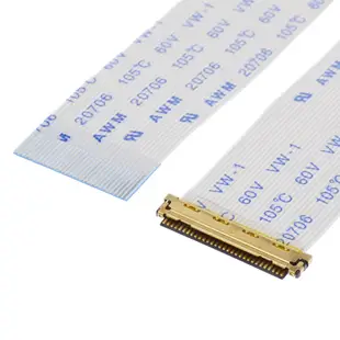 0.5mm 30 Pin 50mm Type-B I-pex LED LCD 顯示屏 EDP 屏幕 ffc 柔性電纜