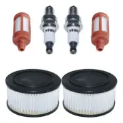 2 pieces Air Filter with Spark Plugs for Stihl MS231 MS241 MS251 Chainsaw