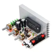 DX-0408 50W+50W 2.0 Channel Thick Film Series Stereo Amplifier Board Dual AC15V-18V 10HZ-20KHZ Potentiometer Power Ampli