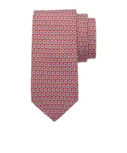 Printed tie One size Red