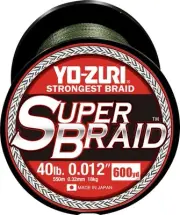 Superbraid 600 yd Floating Braid, Dark Green, 40 lb