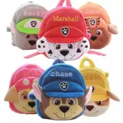Paw Patrol Cute Dog Cartoon Plush Backpack for little kids