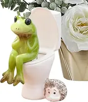 Générique Garden Statue, Frog Resin Statue Outdoor, Frog Lawn Ornament, Patio Frog Sculpture, Frog Landscape Decoration, Resin Frog Yard Decor, Small Frog Garden Ornament, Outdoor Frog Decor Statue