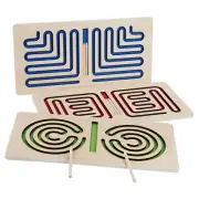 Left And Right Brain Training Toys Wooden Tracing Pen Trajectory