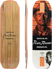Rum Runner Convict V2 - Longboard Skateboard, Waterproof, Durable, Lightweight, Downhill, Freeride, by Moonshine Manufacturing (Firm Flex Deck ONLY)