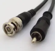 1pc 1.5 Meter Coaxial Cable BNC Male to RCA Male CCTV lead Adapter