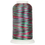 Variegated Polyester Embroidery Thread - 40wt - 1000m - 25 Multicolors Availa...