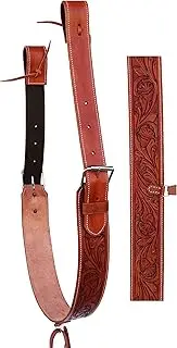 Challenger Tack Horse Western Carved Leather Rear Flank Back Cinch Girth Saddle Billets 9774-80