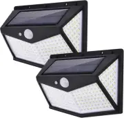 Solar Security Lights Outdoor,212Led Solar Wall Light Outdoor Street Lights w...