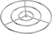 30-Inch round Fire Pit Burner Ring, 304 Stainless Steel