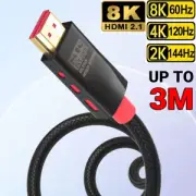 4K 120Hz HDMI 2.1 Cable Wire 8K for Xiaomi Xbox Series X PS5/4 4K HDMI 2.0 Cord