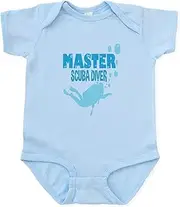 [CafePress] Master Scuba Diver Dive Ocean Swim Hobby Body Suit Cute Infant Bodysuit Baby Romper