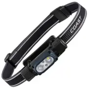 Coast WPH30R Headlamp Hardhat Compatible Waterproof Dual-Color Pro-Tek Charging