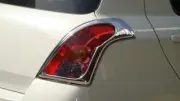 Fit For Suzuki Swift 2009-2011 Chrome Tail Lamps Lights Cover Trim 2PCS (for: Suzuki)