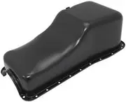 Aeroflow Stock Ford 429-460 V8 Oil Pan Black Steel Oil Pan Big Block - AF82-9343BLK