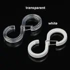 S Hook Umbrella Storage White/transparent With Buckle Bag Hook Coat Rack