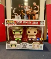 WCW WWF WWE Sting & Lex Luger Funko Pop f.y.e. Exclusive