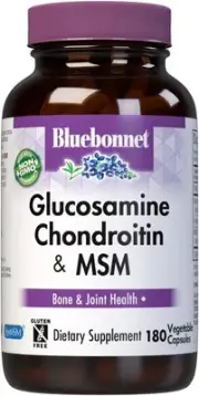 Bluebonnet Nutrition Glucosamine Chondroitin Plus MSM, Glucosamine, Chondroitin
