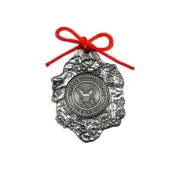 US Navy Seal Christmas Tree Ornament Metal USA Military Veteran Xmas Gift Topper