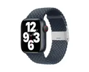 RITCHE Nylon Braided Strap with Buckle for iWatch-Deep Blue