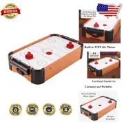Mainstreet Classics Colorful 22-Inch Air Hockey Game - Perfect for Small Spaces