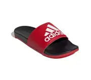 ADILETTE COMFORT SLIDES Men 13 Women 14 Vivid Red Core Black Cloud White GY1947