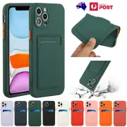 Case for iPhone 16e 16 15 14 13 12 11 Pro Max XS 8 Plus Card Holder Wallet Cover