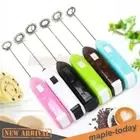 AU Mini Foamer Kitchen Tool Milk Frother Egg Beater Stirrer Whisk Mixer Electric