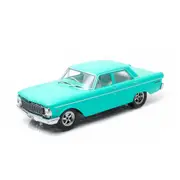 DDA 1:18 Scale XP Falcon Sedan Teal With Custom Wheels 1965 Diecast Model Car