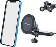 PROfezzion CD Slot & Vent Clip Combo Magnetic Car Mount Holder for iPhone 15 14 13 12 Pro Max, iPhone 14 Plus on Car CD Slot or Vent [Metal Ring Included for Regular Case User]