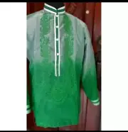 Barong Tagalog For Men MONOCHROMATIC (Large) Green