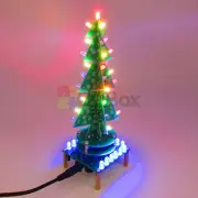 DIY LED Flashing Christmas Tree Circuit Kit Gifts Electronic Learning Board