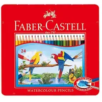 在飛比找PChome24h購物優惠-Faber-Castell 德國輝柏 寓教於樂 24色 水彩