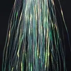 5 packs/lot Lateral Scale 1mm width Crimped Flashabou Tinsel Fly Tying Materials