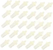 [DECOMELODY] 40Pcs Telescopic Shutter Repair Pin Set Durable Replacement Pins for Plantation Shutter Louvers Easy Installation Spring Loaded Repair Tool for Window Maintenance
