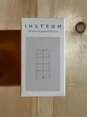 Insteon Smart Dimmer 8-Button Keypad, KeypadLinc In-Wall Controller, 2334-222...