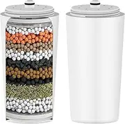 AWO 2 PACK Replacement Shower Head Filter Cartridge Compatible with Aquasana® AQ-4125,AQ-4100,AQ-4105,AQ-4100NSH,AQ-4105CHR Shower Filtration Systems for Hard Water Reduces Chlorine,Soften Skin & Hair