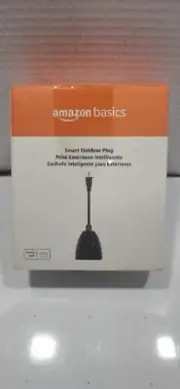 Amazon Basics Outdoor Smart Plug with 2 Individually Controlled Outlets, New