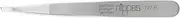 nippes Solingen Tweezers with Slanted Tip, Stainless Steel, 9.5 cm, Matte Silver, Eyebrow Plucking, Tweezers Pointed, for Precise Hair Removal, Made in Germany
