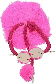 BESPORTBLE Animal Marionette Interactive Ostrich Puppet for Creative Performance Prop for Fun Parent Activity Bright Glitter Design