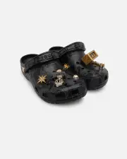 [CROCS] Crocs X Culture Kings Classic Clog Black/gold - Size 3 3 Black/Gold