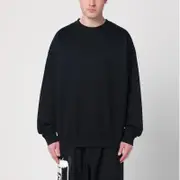 [adidas Y-3] Black Crewneck Sweatshirt With Logo M Black