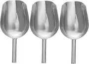CLISPEED Multi-function 3pcs Ice Scoop Shovel Set Metal Shovel for Chips Candy Ice Cream for Home Parties Restaurants