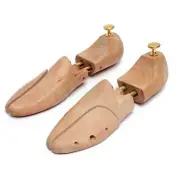 Wooden Shoe Tree Shaper UK 7-8/EU 41-42 Men Women Adjustable Cedar Stretcher