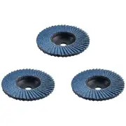 3pcs 3inch Flat Flap Discs 75mm Grinding Wheels Wood-Cutting For Angle Grinder