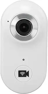 Cat Collar Camera, 1080P Cat Camera Collar with Video Record Wireless Mini Sport Cam, Small Action Cameras, Wearable Body Camera for Cat Dog Tracking, Dog Collar Camera (White)