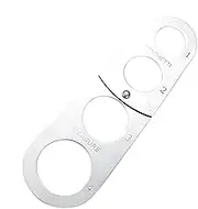 Spaghetti Measuring Device, Spaghetti Noodle Measuring Device, Stainless Steel Kitchen Spaghetti Knife, Precise Spaghetti Noodle Gauge, Portion Control Device, Cooking Tool for Kitchen