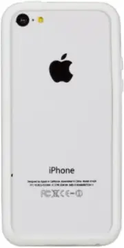 Case-Mate Hula Case for iPhone 5C, Clear/White