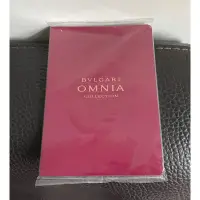 在飛比找蝦皮購物優惠-BVLGARI香水 OMNIA 香氛手環＋筆記本組